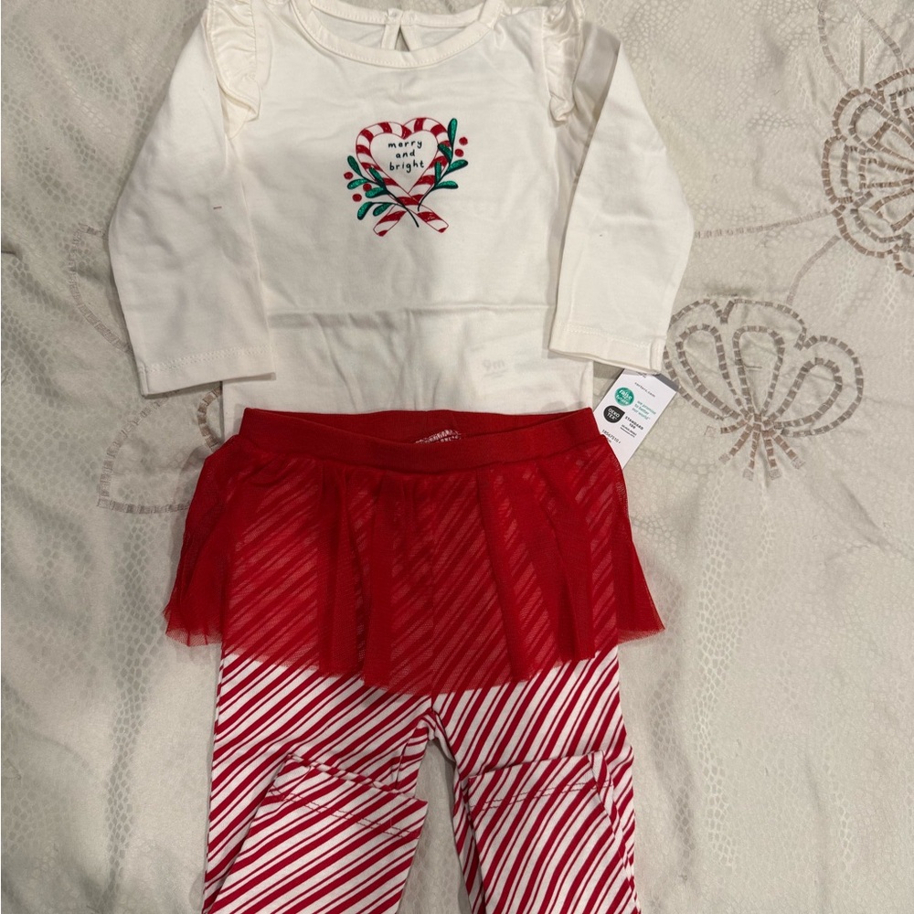 Carter's White and Red Kids Matching Set